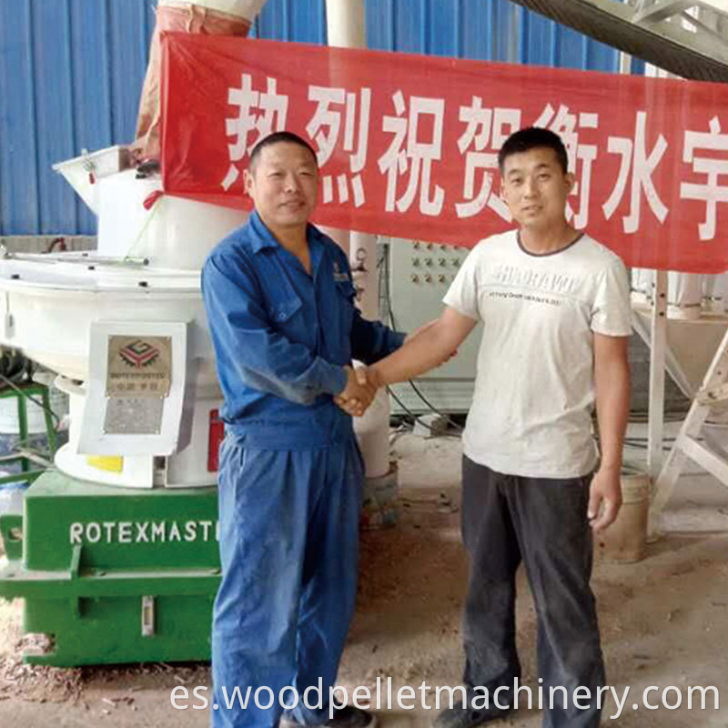 customer case of wood pellet mill